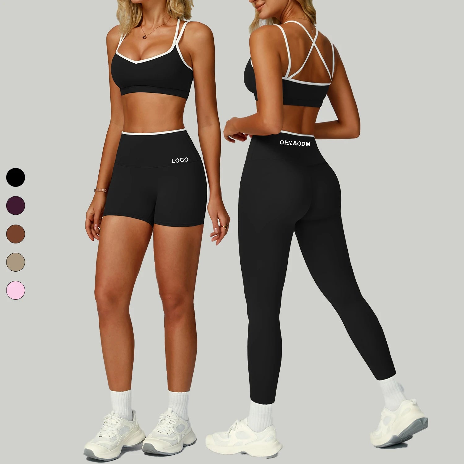 Women's Quick-Dry Gym Running Sports Bra & Yoga Set Breathable & Lightweight Workout Yoga Sets