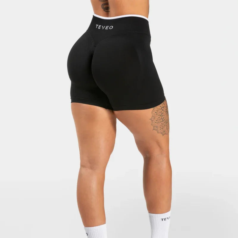 TEVEO – soutien-gorge de sport tricoté dos nu pour femmes, couleur unie, haut de Fitness d'été avec coussin de poitrine, soutien-gorge de Yoga à bretelles Sexy