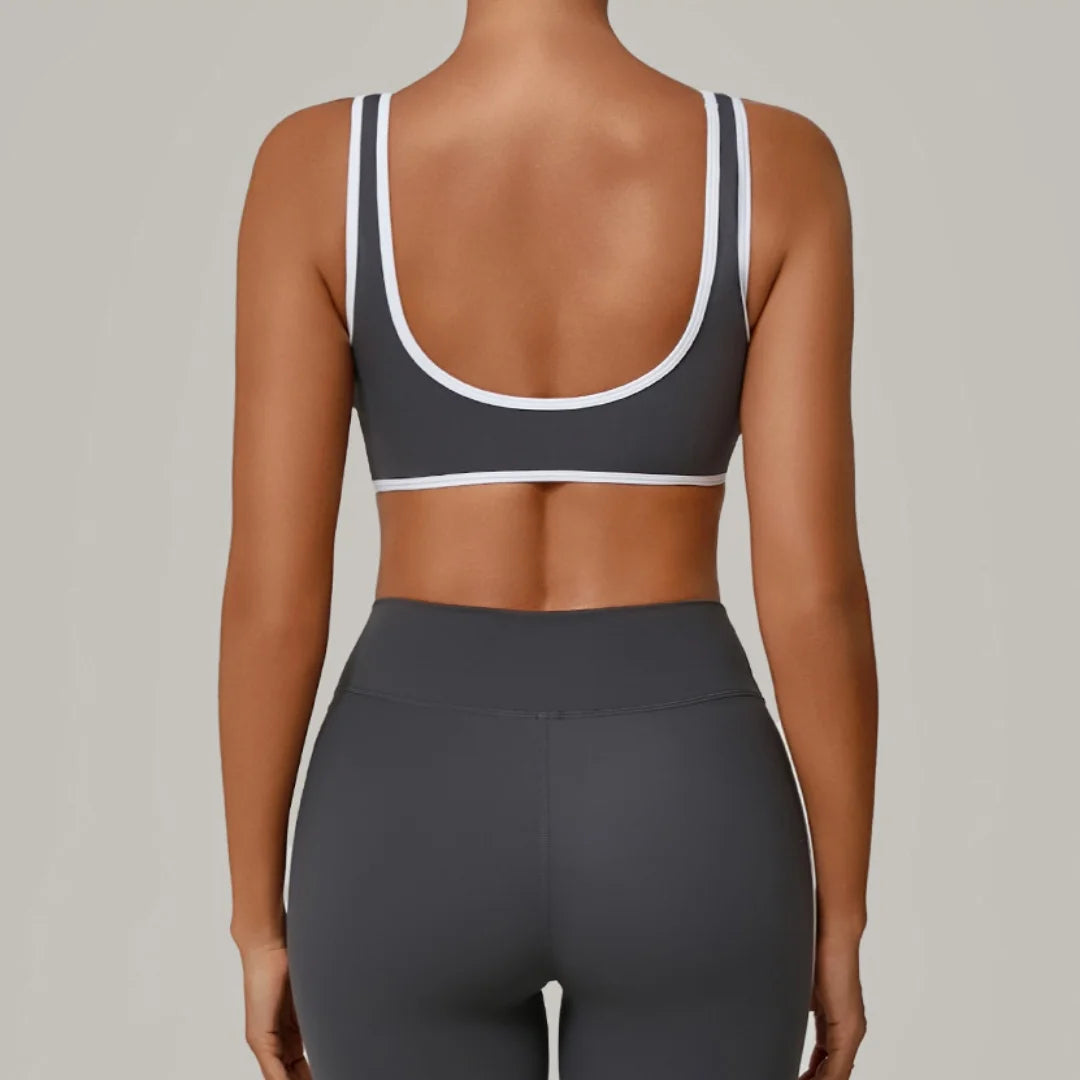 Costume de Yoga nu sport Fitness taille haute beau dos serré séchage rapide Sports de plein air vêtements d'entraînement Leggings de gymnastique costume.