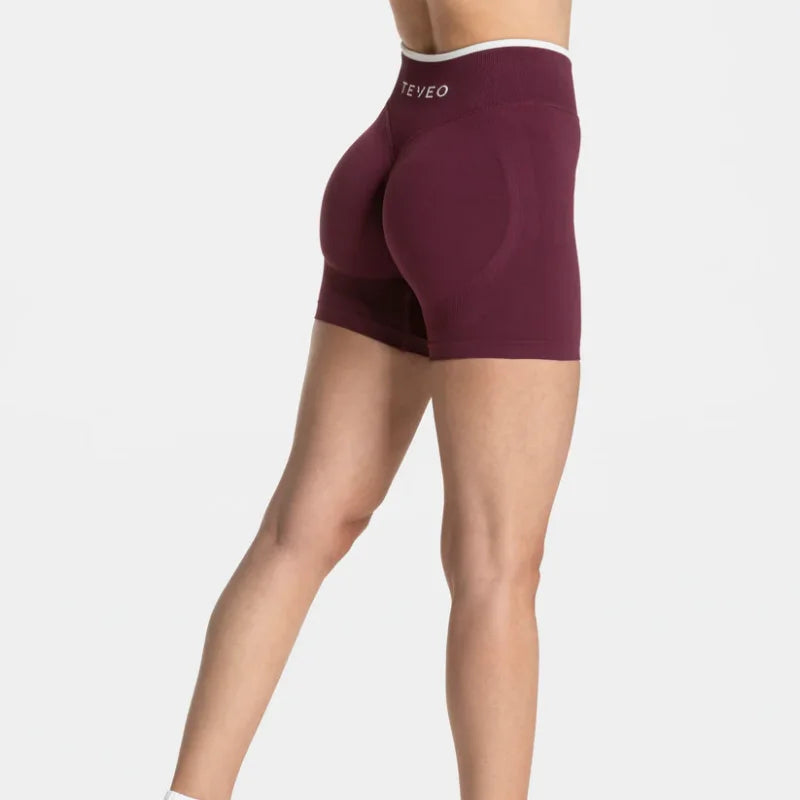 TEVEO – soutien-gorge de sport tricoté dos nu pour femmes, couleur unie, haut de Fitness d'été avec coussin de poitrine, soutien-gorge de Yoga à bretelles Sexy