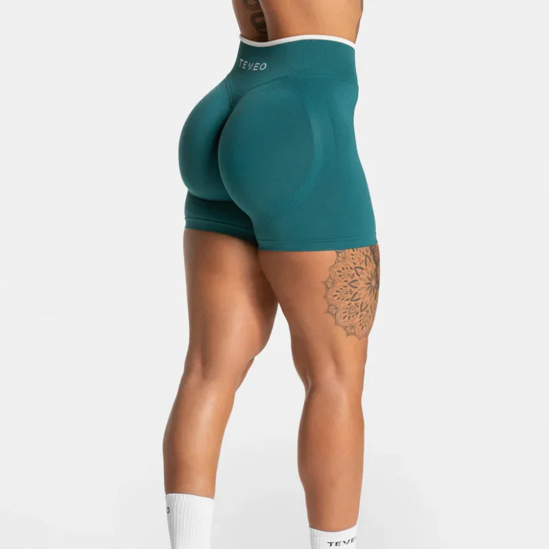 TEVEO – soutien-gorge de sport tricoté dos nu pour femmes, couleur unie, haut de Fitness d'été avec coussin de poitrine, soutien-gorge de Yoga à bretelles Sexy